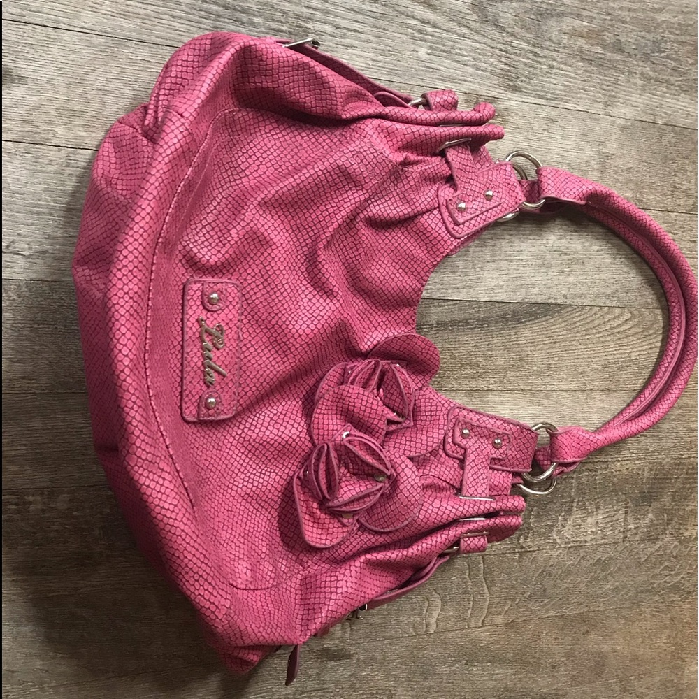 Lula Pink Floral Handbag